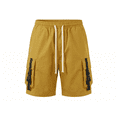 thumbnail image 2 of Men's Cargo Shorts Techwear Streetwear Casual Relaxed Fit Summer Tactical Shorts with Elastic Waist Drawstring and Buckle Pockets, 2 of 8
