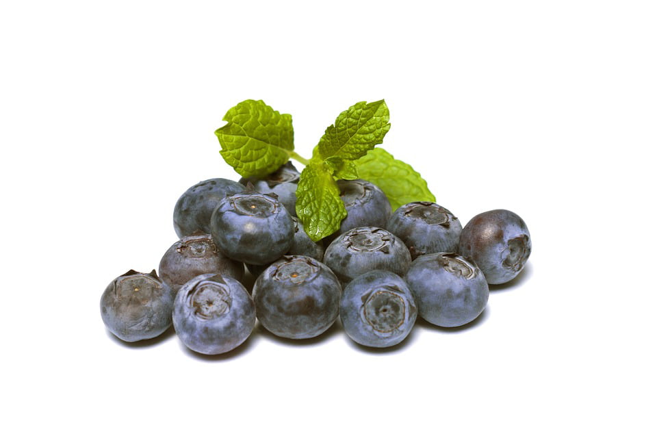 wall26 the Closeup of Delicious Blueberry Removable Wall Mural Self-adhesive Large Wallpaper