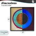 thumbnail image 4 of Stupell Industries Nautical Split Circle Black Framed Giclee Art, design by Matthew Finger, 4 of 9