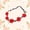 Red, variant on Summer Beautiful Wreath Headband for Women Non-Slip Fashion Small Rose Headband Cute Headwear Adjustable Elastic Womens Hair Band Accessories (One Size Color Red)