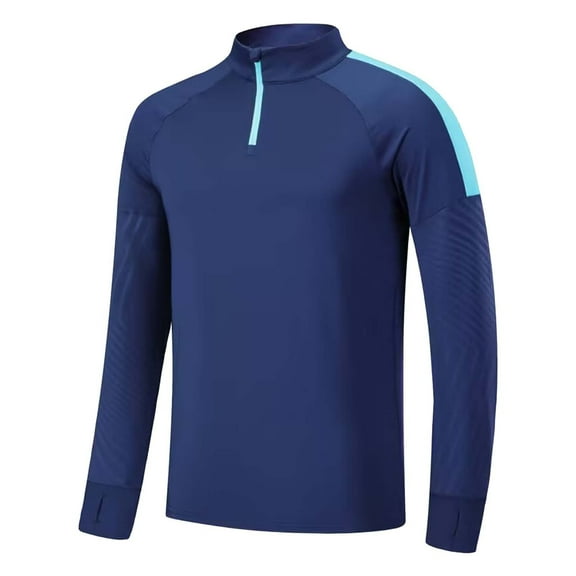 Fengactive Quarter Zip Pullover for Men Workout Shirts Athletic Long Sleeve Running Shirt Fall Active Sports Golf Sweatshirt 2025