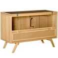 thumbnail image 1 of PawHut 47" Rabbit Hutch Indoor, Elevated Bunny Cage with Tray Top Access, 1 of 10