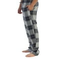 thumbnail image 5 of Gioberti Mens Yarn-Dye Brushed Flannel Pajama Pants, Elastic Waist, 5 of 5