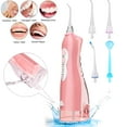 thumbnail image 3 of USB Rechargeable Portable Cordless Water Flosser Electric Dental Oral Irrigator for Teeth Cleaning 3 Modes with Cleanable Water Tank, 3 of 10