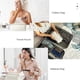 thumbnail image 4 of Makeup Bag - Large Capacity Travel Cosmetic Bag for Women, Washable Waterproof Beauty Zipper Makeup Organizer PU Leather, White, 4 of 4