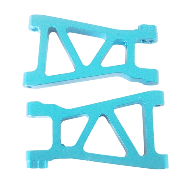 ZheElen RCGOFOLLOW Aluminum Alloy CNC Machined Front Rear Upper Suspension Arm CNC Machined Rc Front Rear Upper Suspension Arm For 1/18 HIMOTO -18 Blue