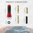 thumbnail image 2 of HUGFEGWE Car Short Antenna, Carbon Fiber Car Audio & Video Antennas for AM/FM Reception, Universal Replacement Car Antenna with 4 Adapters, 2 Rubber Rings, Automotive Exterior U2537-6049, 2 of 7