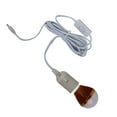 thumbnail image 1 of Bombilla LED solar blanca en espiral E27 para tienda de campaña, 12 V, 5 W, con cable de CC de 3 metros., 1 of 14