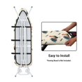 thumbnail image 2 of HELLHERO Rooster Feather Pattern Ironing Board Protector Cover Easy to Install Breathable Replacement Accessories Soft Fabric Ironing Board Cover for Tailor, 2 of 3