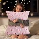 thumbnail image 5 of Specollect 2 Pcs Valentine's Day Pillow Covers, Romantic Canvas Sofa Cushion Covers, Decorative Throw Pillowcases for Living Room Bedroom Decor, 5 of 9