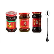 NineChef Bundle - Lao Gan Ma(Laoganma) Chili sauce Bundle 3 Flavor+ 1 NineChef ChopStick