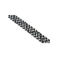 thumbnail image 4 of INSPIRE CHIC Unisex Canvas Elastic Fabric Woven Stretch Braided Belts Black Gray Total Length: 41 3/8 inches, 4 of 6