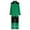 Green, variant on Men and Women One Piece Snowsuits Snowboarding Suit Reflective Strip Stand Collar Color Blocked Waterproof Windproof Outdoor Winter Warm Jumpsuits Pink