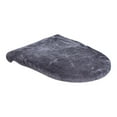 thumbnail image 4 of Fiocias Toilet Lid Cover Absorbent Washable Standard Universal Reusable Dustproof Toilet dark gray, 4 of 9