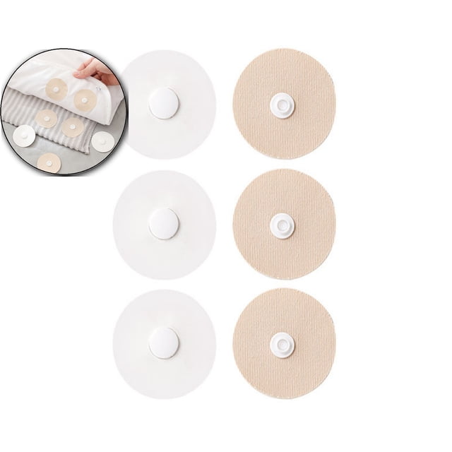 10-Pack Snap Fastener Quilt Clips – Lightweight Comforter Keepers with Snap Buttons to Prevent Slipping, Universal Fit for Duvets, Quilts & Blankets