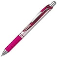 thumbnail image 2 of Pentel Energel BL77 Retractable Gel Ink Rollerball Pen - 0.7mm - 54% Recycled - Pink Pack of 5 in Pillow Packaging, 2 of 5