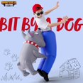 thumbnail image 2 of Kids Halloween Inflatable Costumes, Biting By a Dog Inflatable Blow-up Costume Halloween Themed Party, 2 of 6