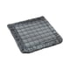 thumbnail image 2 of Cojín de silla de espuma viscoelástica de felpa | Cojín de asiento ergonómico para oficina, computadora, comedor, piso | Tela de flocado suave | Cuadrado 15.75"x15.75" | Desmontable, Ligero, 2 of 6