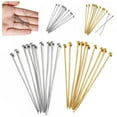 thumbnail image 3 of 50pcs Stainless Steel Round Head Pins for Personalized For Jewelry Making, 3 of 4