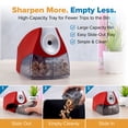 thumbnail image 2 of Bostitch Office Personal Electric Pencil Sharpener, Powerful Stall-Free Motor, High Capacity Shavings Tray, Red (EPS4-RED), 2 of 6
