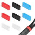 thumbnail image 1 of Uxcell 8-Pack Anillos de Silicona para Raquetas de Tenis, Anillo de Goma Antideslizante para Raquetas de Pickleball/Bádminton, Set2[4 Colores], 1 of 6
