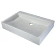 thumbnail image 3 of Rectangular Sloped Concrete Vessel Sink - Light Gray, 3 of 16