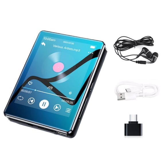APPLAYERR Versatile MP3 Player for Music Lovers, 2.4" Widescreen, Bluetooth 5.0 Connectivity, Format-Free Playback, 128GB Expandable