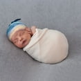 thumbnail image 5 of Zufioo Starry Night Ocean View Baby Beanie Hats Soft Knotted Caps for Infant Baby Girls Boys Caps 0-6 Months, 5 of 5
