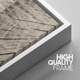 thumbnail image 5 of PixonSign Framed Wall Art Set Retro Close Up Oak Wood Tree Rings Nature Wilderness Modern Art Decorative Farmhouse Zen Artwork for Living Room, Bedroom, Office - 16"x24"x3 White, 5 of 5