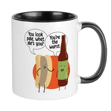 

CafePress - Ale Bratwurst Mug - Ceramic Coffee Tea Novelty Mug Cup 11 oz