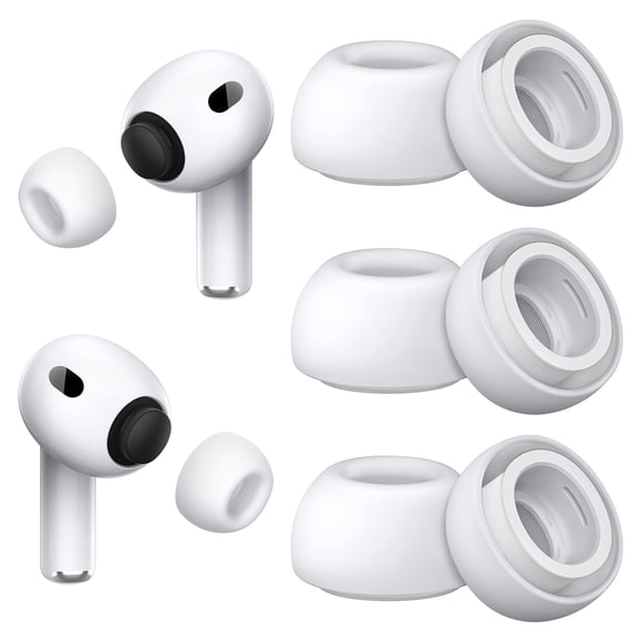 Almohadillas de repuesto con infusión de espuma para AirPods Pro 3 (2025)