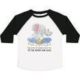 thumbnail image 3 of Inktastic My Great Grandma Loves Me to the Moon and Back Elephant Boys or Girls Toddler T-Shirt, 3 of 5
