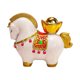 thumbnail image 2 of Adorno navideño de caballo de resina | Figura decorativa navideña roja y blanca | Mueble de TV moderno para sala de estar | Idea de regalo festivo | Elegante decoración invernal para el hogar, 2 of 6