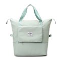 thumbnail image 4 of Bolsa de hombro para mujer de tela Oxford plegable de gran capacidad para mujer (verde) Likrtyny Para Estrenar, 4 of 8