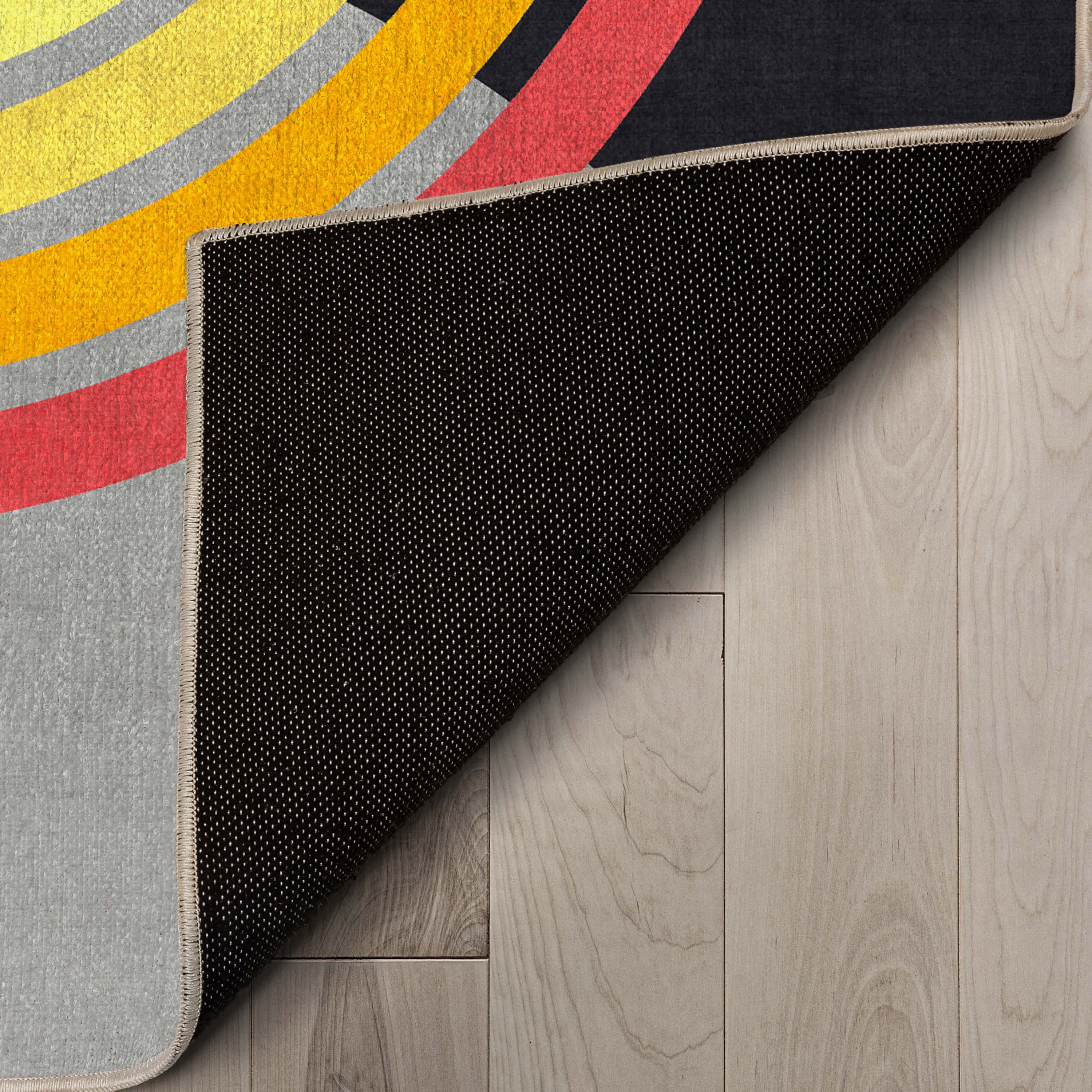 Well Woven Crayola Demi Arch Multi Color 5'3" x 7'3" Area Rug Easy to Clean - Kid & Pet Friendly Rug Perfect for Playroom Living Room Bedroom
