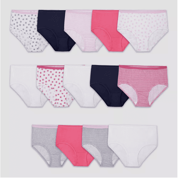Fruit of the Loom Girls' 14pk Classic Briefs (Girls - Size 6)