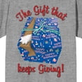 thumbnail image 2 of National Lampoon's Christmas Vacation Gift That Keeps Giving Unisex Gray Heather T-shirt-XXL, 2 of 2