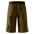 thumbnail image 3 of Men Basic Casual Athletic Shorts – Solid Color Lightweight Sport Shorts With Soft Cotton Fabric And Elastic Waist, Everyday Relaxed Style Lounge Bottoms For Home Walk Travel Summer, 3 of 3