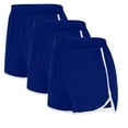 thumbnail image 3 of Aboser Women's 3 Pack Sweat Shorts with Pockets Athletic Running Yoga Shorts Casual High Waisted Joggers Shorts Comfy Activewear, 3 of 9