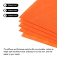 thumbnail image 4 of Soft Felt Sheets Fabric Craft Sheets Orange 6 Inch x 4 Inch 36 Pcs, 4 of 6