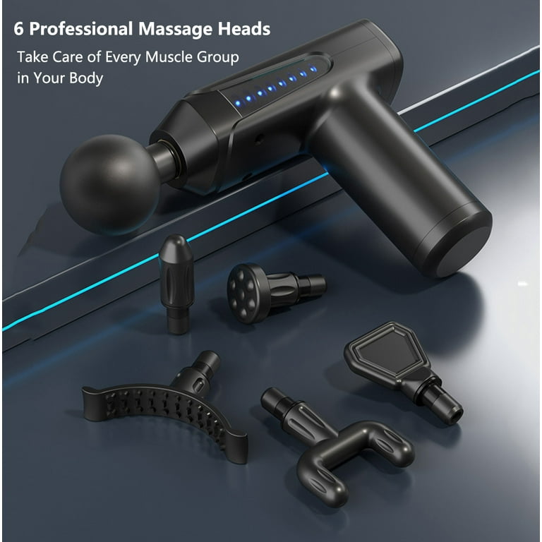 SMAXELITE™ 30 Speed Deep Tissue Massage Gun - 6 Heads - Handheld