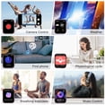 thumbnail image 6 of Smart Watch for Android and iPhone Samsung, 1.91'' Smartwatch for Women Men, 100+ Sports Modes Fitness Tracker with Answer Make Calls/Message Reminder, IP68 Waterproof, Purple, 6 of 11
