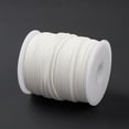 thumbnail image 4 of 45M Faux Suede Cord Faux Suede Lace White 2~2.5x1.5~2mm 50 Yards(45m)/Roll, 4 of 4