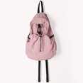 thumbnail image 2 of Mochila Informal Color en Ligera Nailon Con Bolsillo Harajuku Color Rosa, 2 of 9