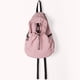 thumbnail image 2 of Mochila Informal Color en Ligera Nailon Con Bolsillo Harajuku Color Rosa, 2 of 9