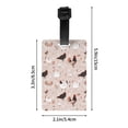 thumbnail image 4 of Luggage Tags for Suitcases, Bohemian Cute Chicken Egg Leather Bag Luggage Tags ID Label Tags Privacy Protection Travel Bag Labels, 4 of 6
