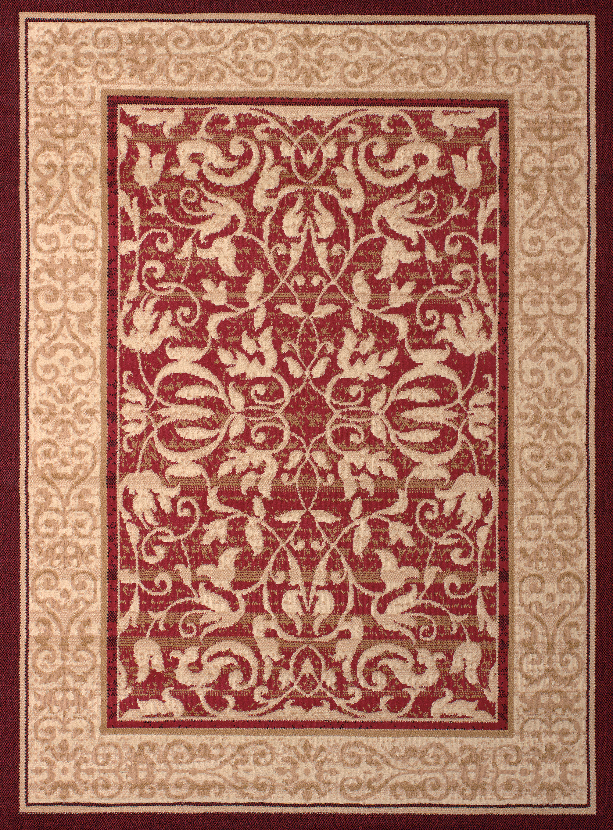 United Weavers Plaza Genevieve Accent Rug, Bordered Pattern, Red, 1'11" X 3'3" - image 5 of 6
