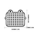 thumbnail image 4 of Bolso de hombro para niños Bolso de mensajero ajustable de longitud a prueba de suciedad de dibujos animados Bolso cuadrado para niños, rosa Inevent FN000139-02, 4 of 7