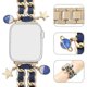 thumbnail image 2 of Watch Strap for Apple Watch Series 10 9 8 7 SE 6 5 4 3 2 1 42mm 41mm 40mm 38mm Women Denim Alloy Bra, 2 of 5