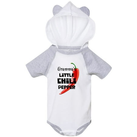 

Inktastic Gramma s Little Chili Pepper Gift Baby Boy or Baby Girl Bodysuit